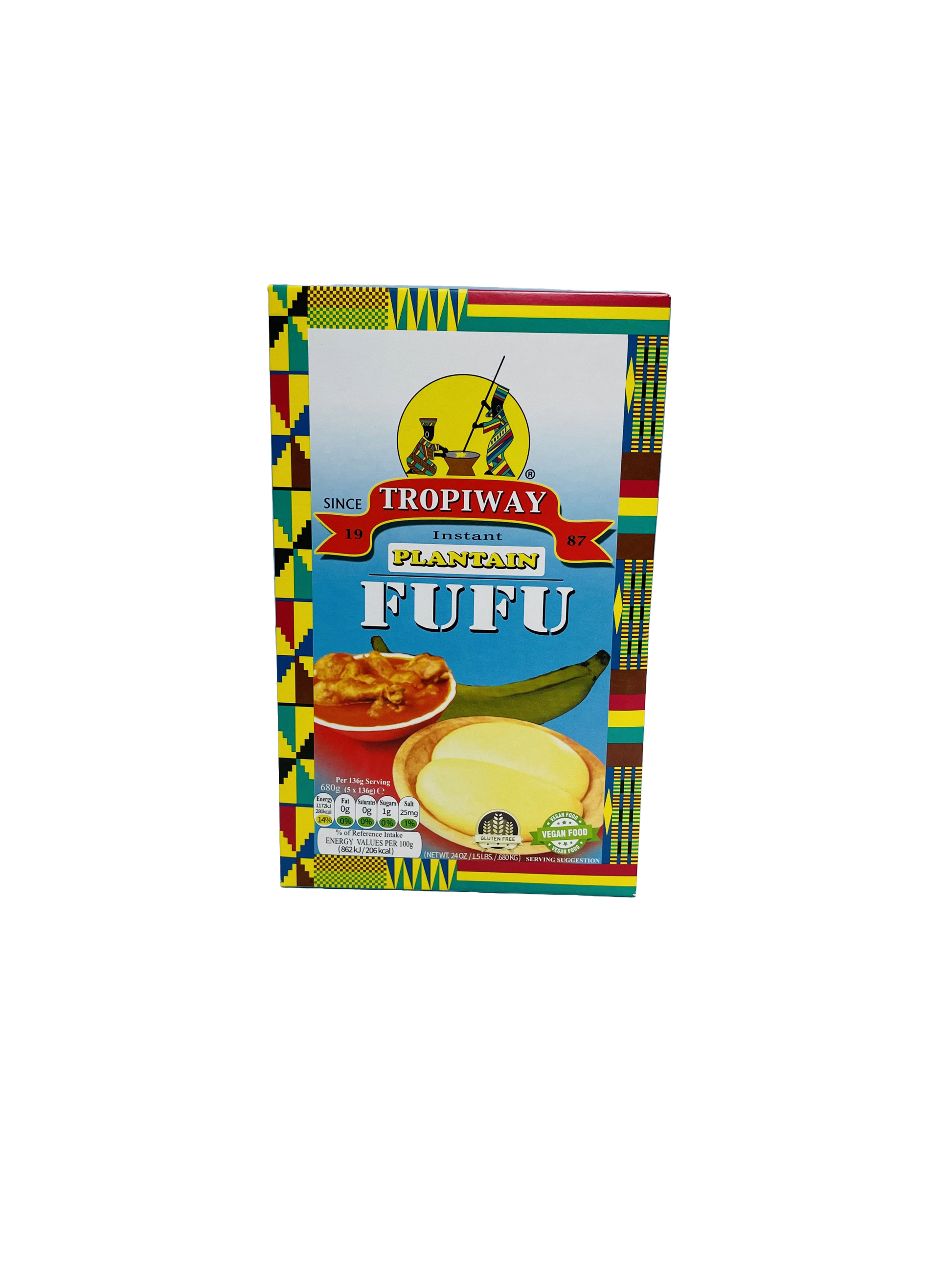 Boite Tropiway Instant Plantain Fufu