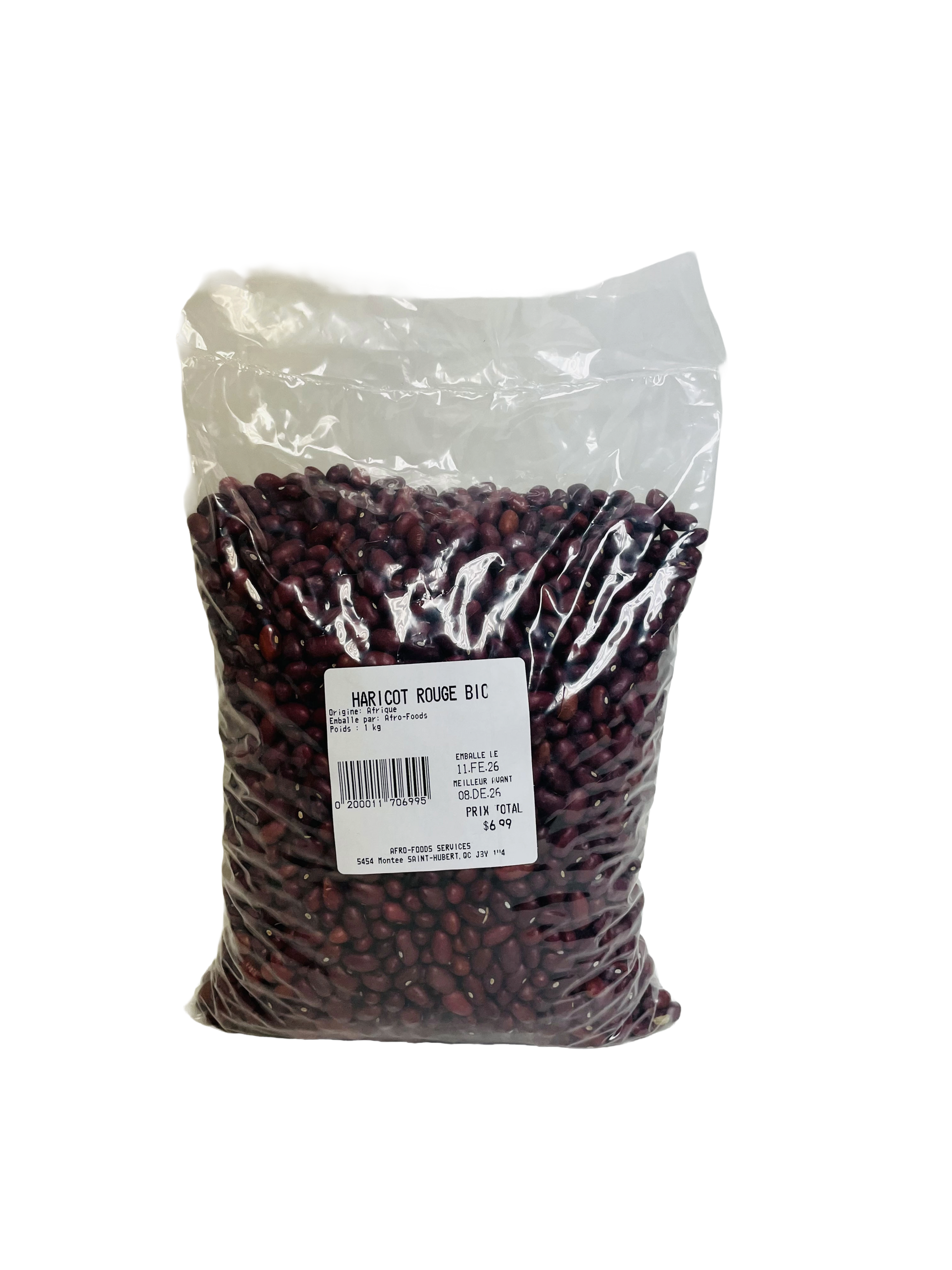 Sac de haricot rouge